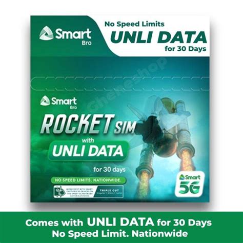 Smart Bro Rocket SIM w/ 30.